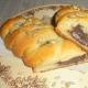 Recepty na pečení listového těsta s čokoládou Pletený chléb s čokoládou