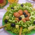 Beautifully presented salads